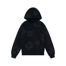 Moletom Denim Tears Cotton Wreath Hoodie Black Monochrome