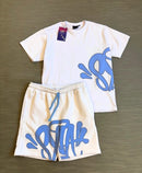 Conjunto Syna Branco e Azul