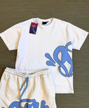 Conjunto Syna Branco e Azul